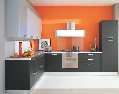 muebles de cocina PVC colores combinados